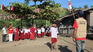 Pelaksanaan HUT RI Ke-78 oleh Manakarra Greener di SD Negeri Samak