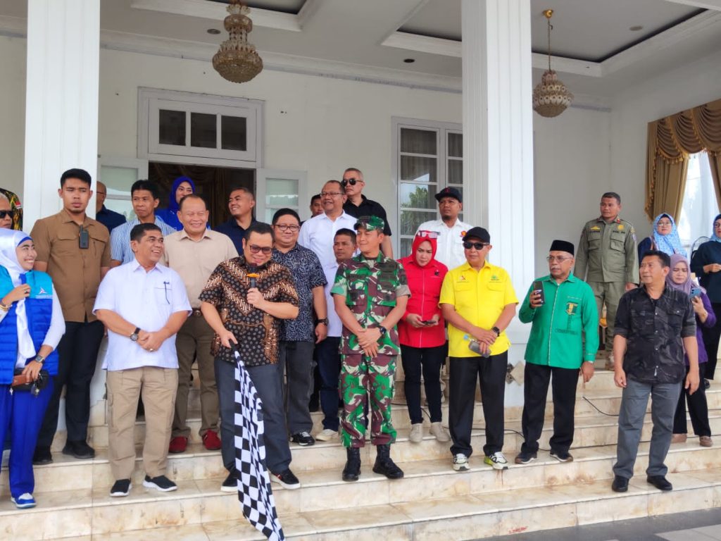 Pawai Kampanye Pemilu Damai Dalam Rangka Menyukseskan Pemilu Serentak Tahun 2024 Di Provinsi Gorontalo