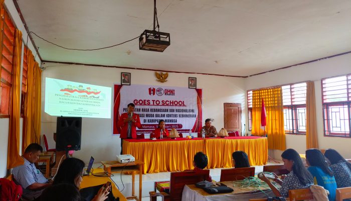 Komitmen Terhadap Penguatan Nasionalisme, DPC GMNI Mamasa Gelar Sosialisasi di SMK N 1 Mamasa