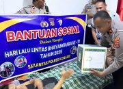Satlantas Polres Konawe Gelar Bakti Sosial Sambut Hari Lalu Lintas Bhayangkara ke-70