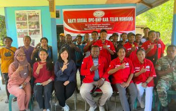 DPC BMP Teluk Wondama Gelar Bakti Sosial Pengobatan Gratis dan Pembagian Sembako