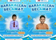 Dua Siswa SD Islam Laboratorium Lolos OSN Tingkat Kabupaten Aceh Besar, Siap Harumkan Daerah di Ajang Provinsi